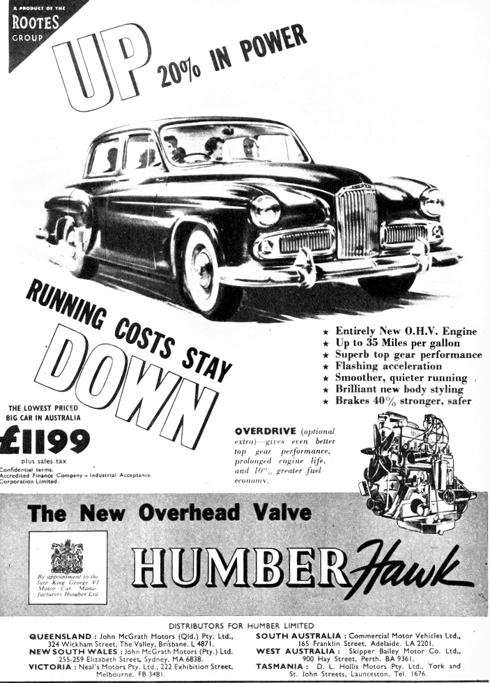 1955 Humber Hawk Rootes Group